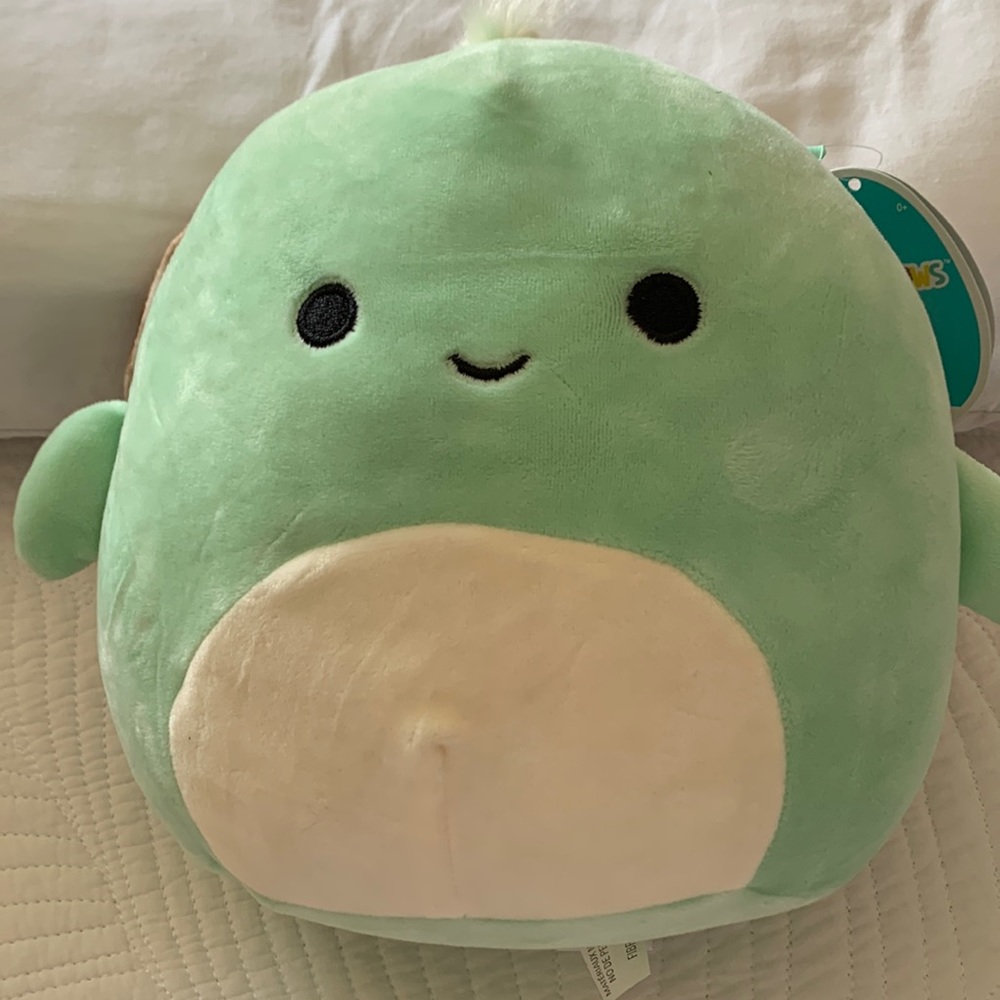 Antoni the Turtle is a green Squishmallow from the Sealife Squad. NWT
